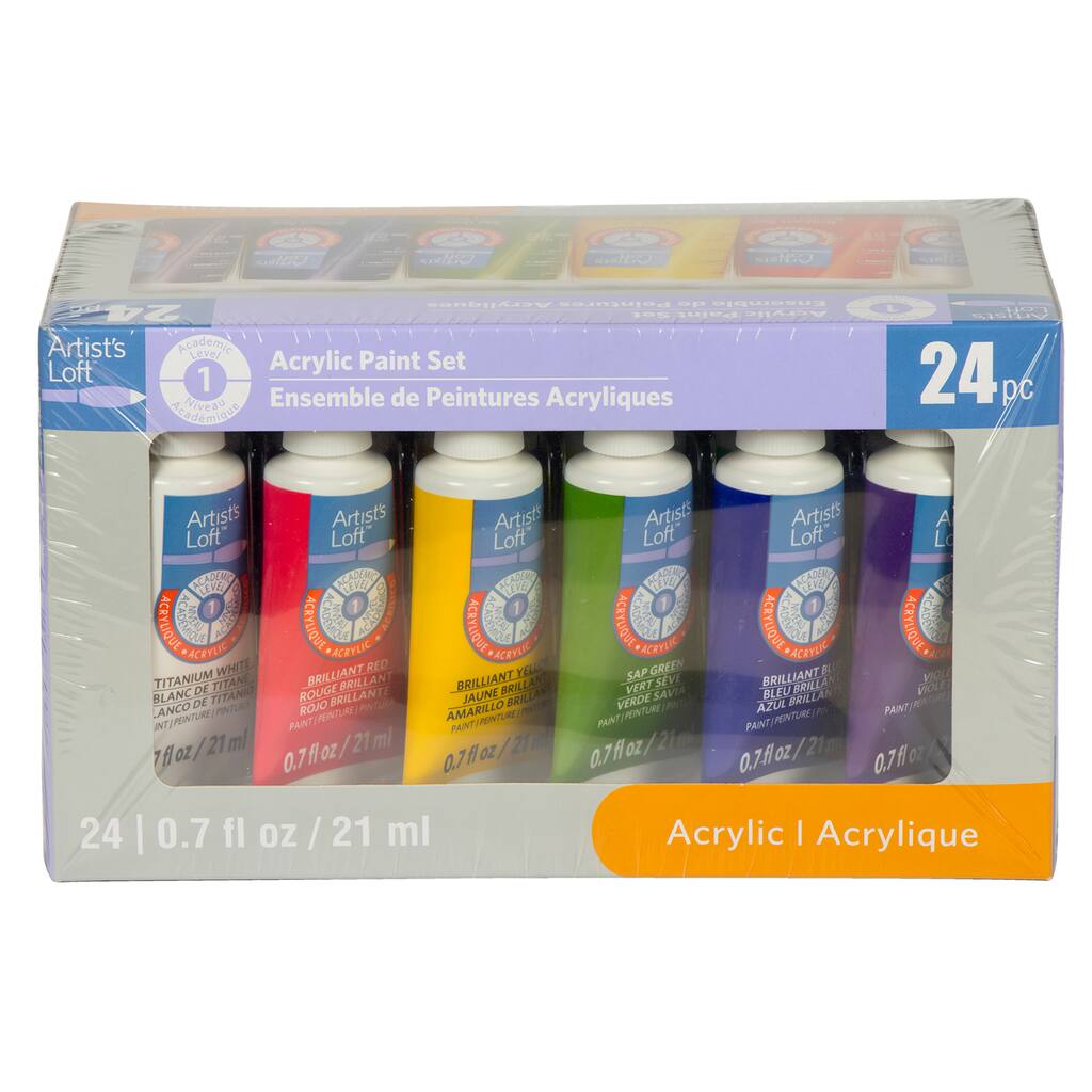24 Color Acrylic Paint Set By Artist S Loft 21ml Michaels 24 Color Acrylic Paint Set By Artist S Loft 21ml Michaels